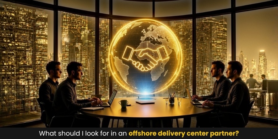 What should I look for in an offshore delivery center partner?