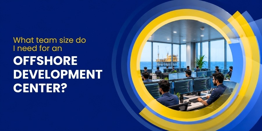 What team size do I need for an offshore development center?